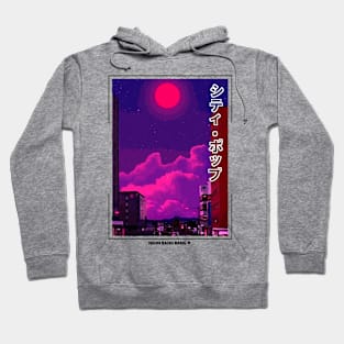 Synthwave Neon Nights - Japanese Streetwear Hoodie